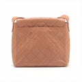 Chanel Matelasse Caramel Quilted Lambskin Turnlock Shoulder bag Brown Gold Metal Fittings 4 Series #2513 by Bolt Boutique
