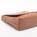Chanel Matelasse Caramel Quilted Lambskin Turnlock Shoulder bag Brown Gold Metal Fittings 4 Series #2513 by Bolt Boutique