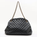 Chanel Matelasse Lambskin Chain Shoulder Bag Black Gold Metal Fittings 14 Series #2608 by Bolt Boutique