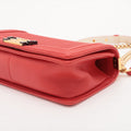 Chanel Boy 25 Flap Cube Embossed Red Leather Shoulder Bag 18 Series #2880 by Bolt Boutique