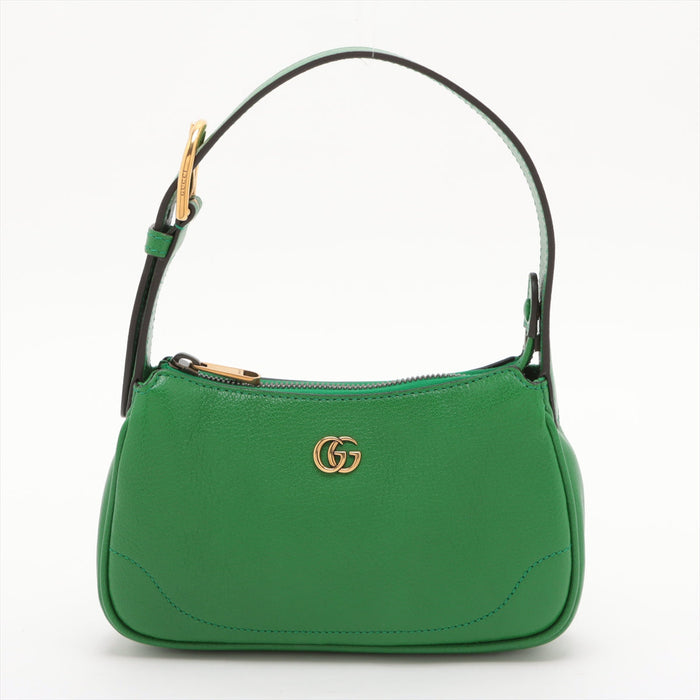 Gucci GG Aphrodite Mini Pochette Bag Green #2912 by Bolt Boutique
