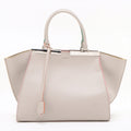 Fendi Vitello Dolce Petite 3Jours Tote Bag Gray #2900 by Bolt Boutique