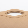 Chanel Matelasse Lambskin 2 Way Shoulder Bag Beige Gold Metal Fittings #3750 by Bolt Boutique