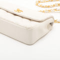 Chanel Matelasse Lambskin Single Flap Single Chain Bag White Gold Metal Fittings SKU-#3751 by Bolt Boutique