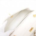 Chanel Matelasse Lambskin Single Flap Single Chain Bag White Gold Metal Fittings SKU-#3751 by Bolt Boutique