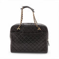 Chanel Matelasse Lambskin Chain handbag Black Gold Metal Fittings 3 Series #3756 by Bolt Boutique