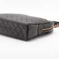 Chanel Matelasse Lambskin Chain handbag Black Gold Metal Fittings 3 Series #3756 by Bolt Boutique