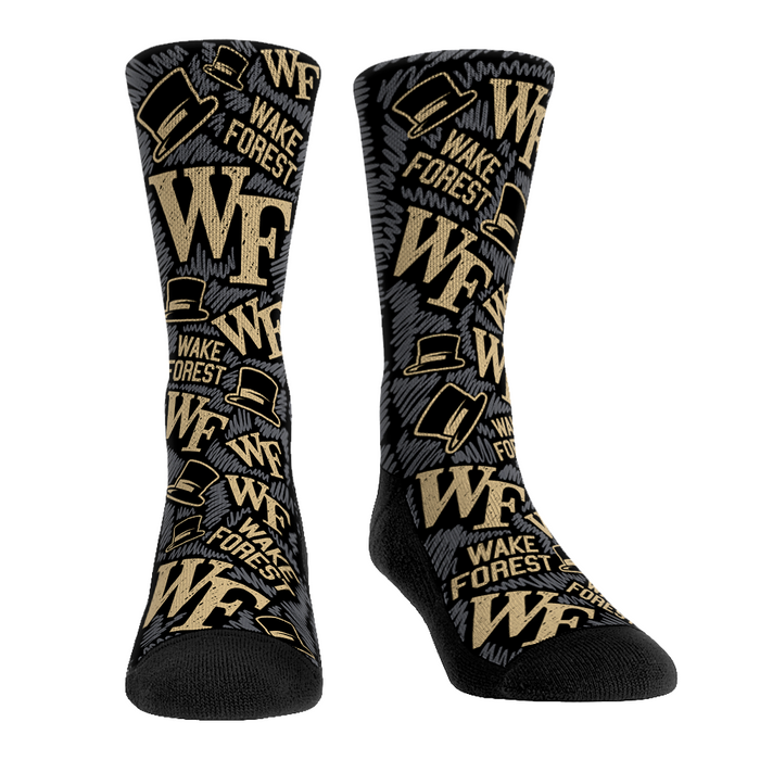 Wake Forest Demon Deacons - Logo Sketch by Rock 'Em Socks