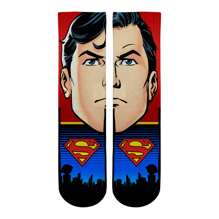 Superman - Split Face by Rock 'Em Socks