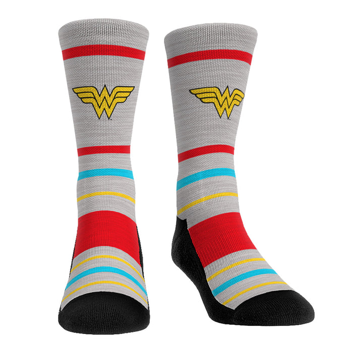 Wonder Woman - Classic Stripes by Rock 'Em Socks