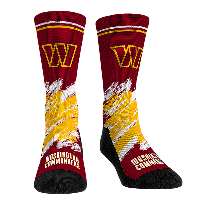 Washington Commanders - Throwback Paint by Rock 'Em Socks