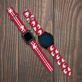 Washington State Cougars HD Watchband for Samsung, Garmin, Fossil, and More for Samsung, Garmin, Fossil, and More by Affinity Bands