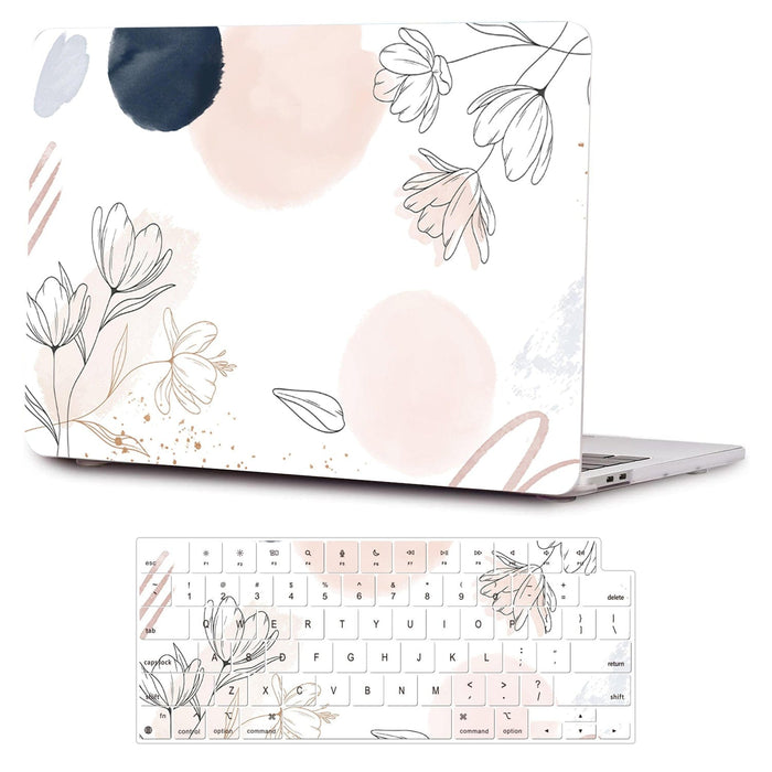 MacBook Air 15-inch (M2-M5) Case - Watercolor Floral Design by Zerodamage Sahara Case LLC