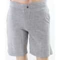 Weatherproof Mens Knit High Rise Shorts, Light Grey, Size Small by Vanessa Jane