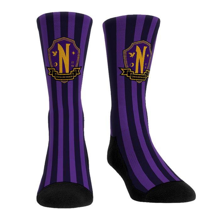 Wednesday - Nevermore Crest by Rock 'Em Socks