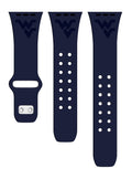 West Virginia Mountaineers Engraved Apple Watch Band by Affinity Bands