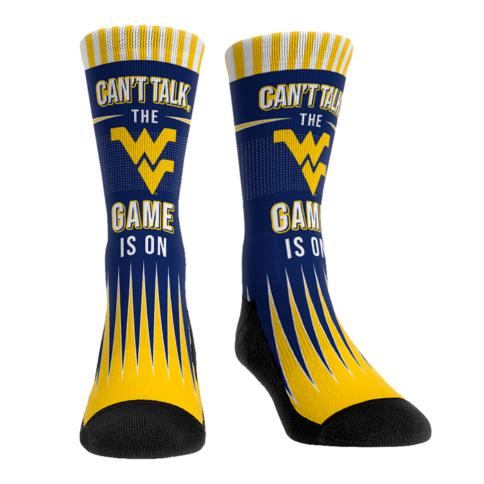 West Virginia Mountaineers - Can't Talk by Rock 'Em Socks