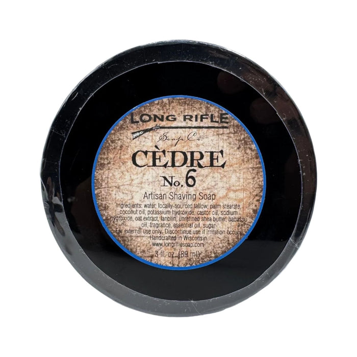 Long Rifle Soap Co. Cedre No.6 Shaving Collection by Pasteur Pharmacy