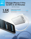 Anker Nano Power Bank (10K, 45W, Built-In Retractable USB-C Cable) by Anker