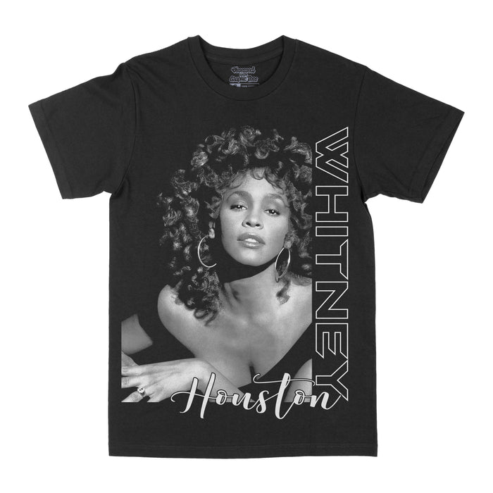 Whitney Houston Black Graphic Tee by Obsessed with graphic tees