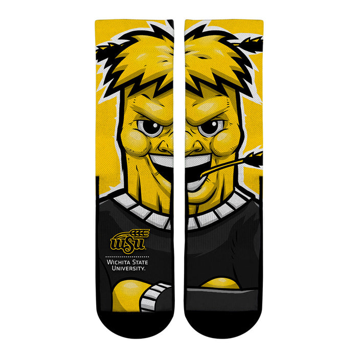 Wichita State Shockers - WuShock Mascot Crew by Rock 'Em Socks