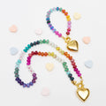 Wild at Heart Knotted Multicolor Beaded Bracelet by Christina Greene
