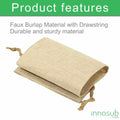 Sublimation Blank Wine Bag Burlap | Bottle Sleeve | INNOSUB USA by INNOSUB USA