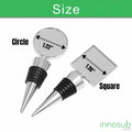 Sublimation Blanks Wine Stopper – Square Shape | Round Shape by INNOSUB USA
