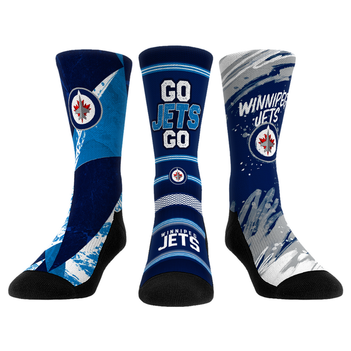 Winnipeg Jets - Power Play 3-Pack by Rock 'Em Socks