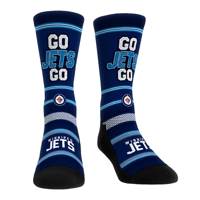 Winnipeg Jets - Slogan by Rock 'Em Socks