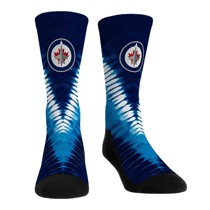 Winnipeg Jets - V Shape Tie Dye by Rock 'Em Socks