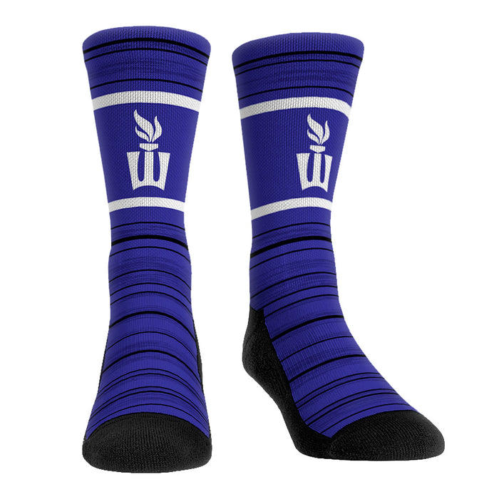 Winona State Warriors - Classic Lines by Rock 'Em Socks