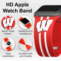 Wisconsin Badgers HD Apple Watch Band by Affinity Bands