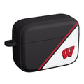 Wisconsin Badgers HDX Champion Series Apple AirPods Pro 1 & 2 Case Cover by Affinity Bands