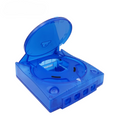 SEGA Dreamcast DC Blue Clear Yellow Replacement Console Shell Housing by VintageVideoGameStore