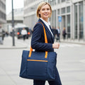 Lightweight 15″ Laptop Tote Bag for Women – Organized Work & Travel Tote by MiamiLeathers.com