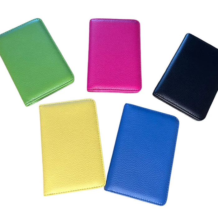 Sophia Full-Grain Leather Card Wallet with RFID Protection by MiamiLeathers.com