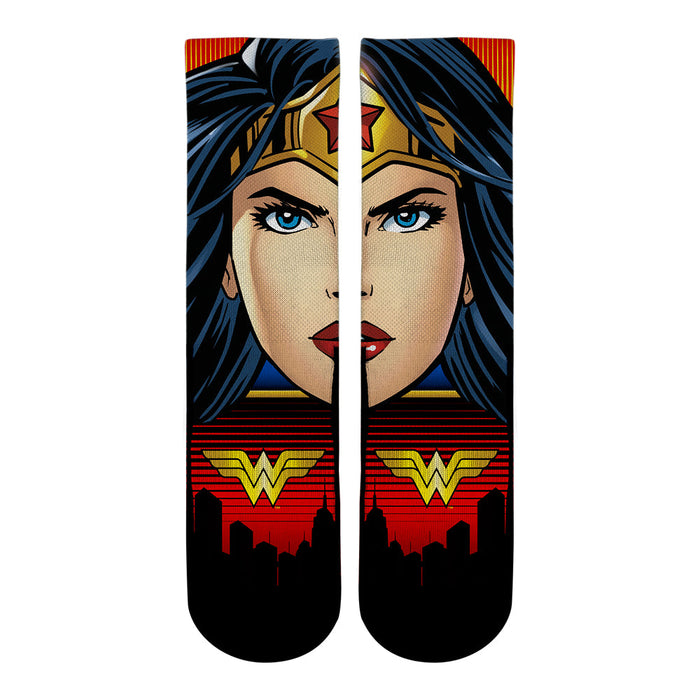 Wonder Woman - Split Face by Rock 'Em Socks
