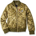 Limited Too Girls Too Bomber W/Patches & Quilted Sleeves, Size 5/6 by Vanessa Jane