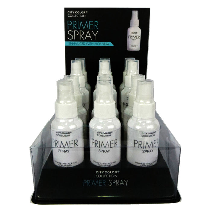 CITY COLOR Primer Setting Spray Display Case Set 12 Pieces by Avera Group