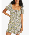 Sanctuary Women S Fresh Breeze Ditsy-Print Ruffled-Hem Dress Purple, Size 2 by Vanessa Jane