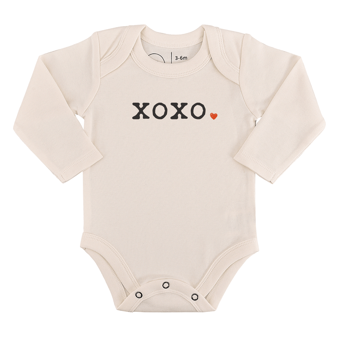 long sleeve graphic bodysuit | xoxo by Finn + Emma