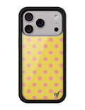 Polka Dot | Yellow and Pink iPhone Case by Wildflower Cases
