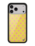 Polka Dot | Yellow and Pink iPhone Case by Wildflower Cases
