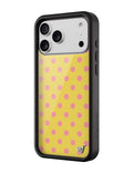 Polka Dot | Yellow and Pink iPhone Case by Wildflower Cases