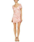 Bar Iii Printed Ruched Dress, Size 14 by Vanessa Jane