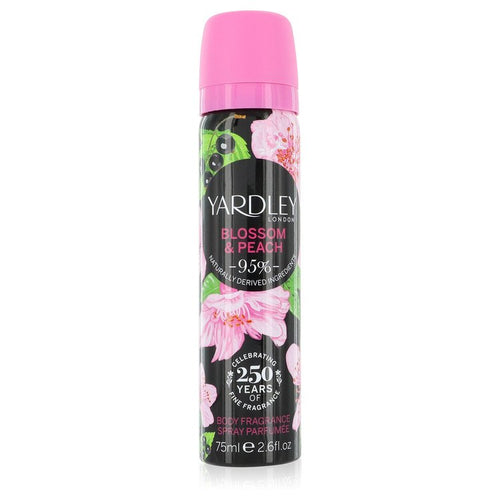 Yardley Blossom & Peach by Yardley London Body Fragrance Spray 2.6 oz for Women by Avera Group