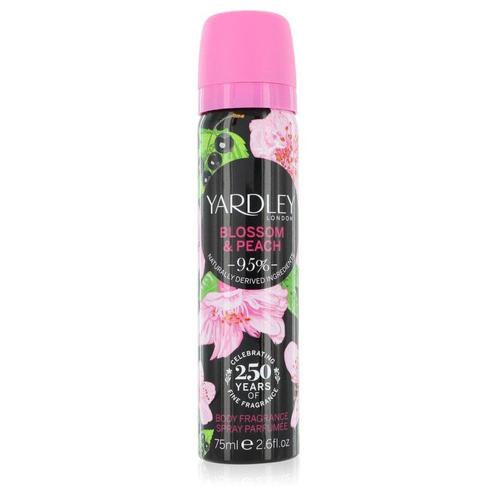 Yardley Blossom & Peach by Yardley London Body Fragrance Spray 2.6 oz for Women by Avera Group