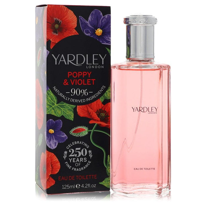 Yardley Poppy & Violet by Yardley London Eau De Toilette Spray 4.2 oz for Women by Avera Group
