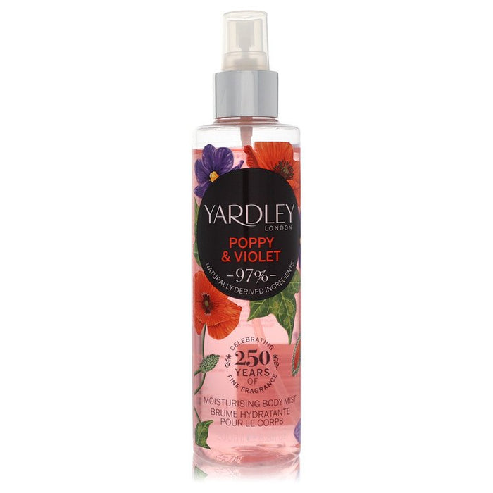 Yardley Poppy & Violet by Yardley London Body Mist 6.8 oz for Women by Avera Group